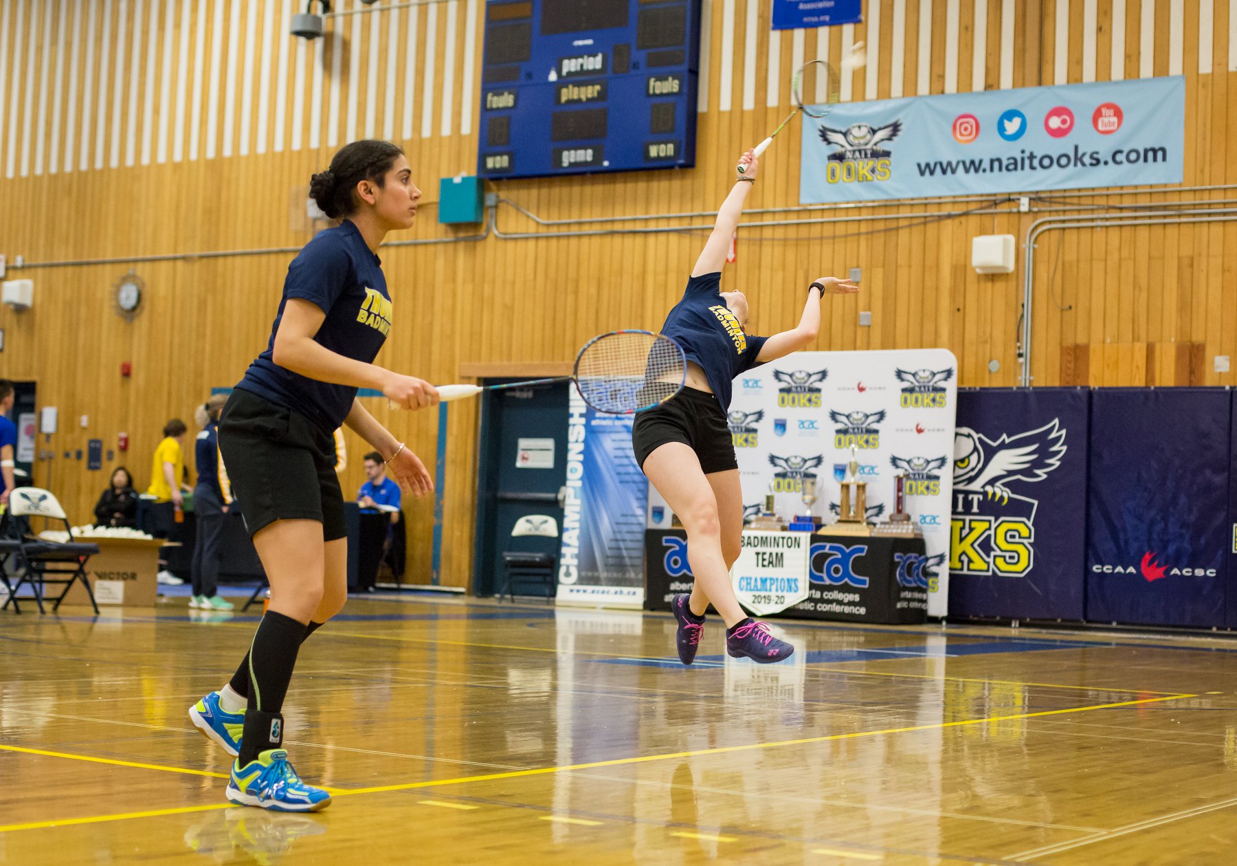 Rymes, Kaur Continue Dominance in ACAC Badminton