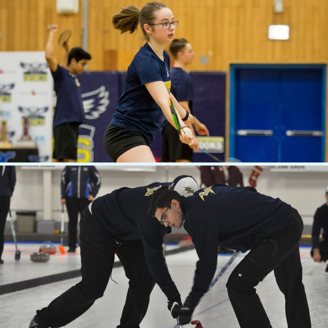 Thunder Badminton & Curling Teams Return to Action