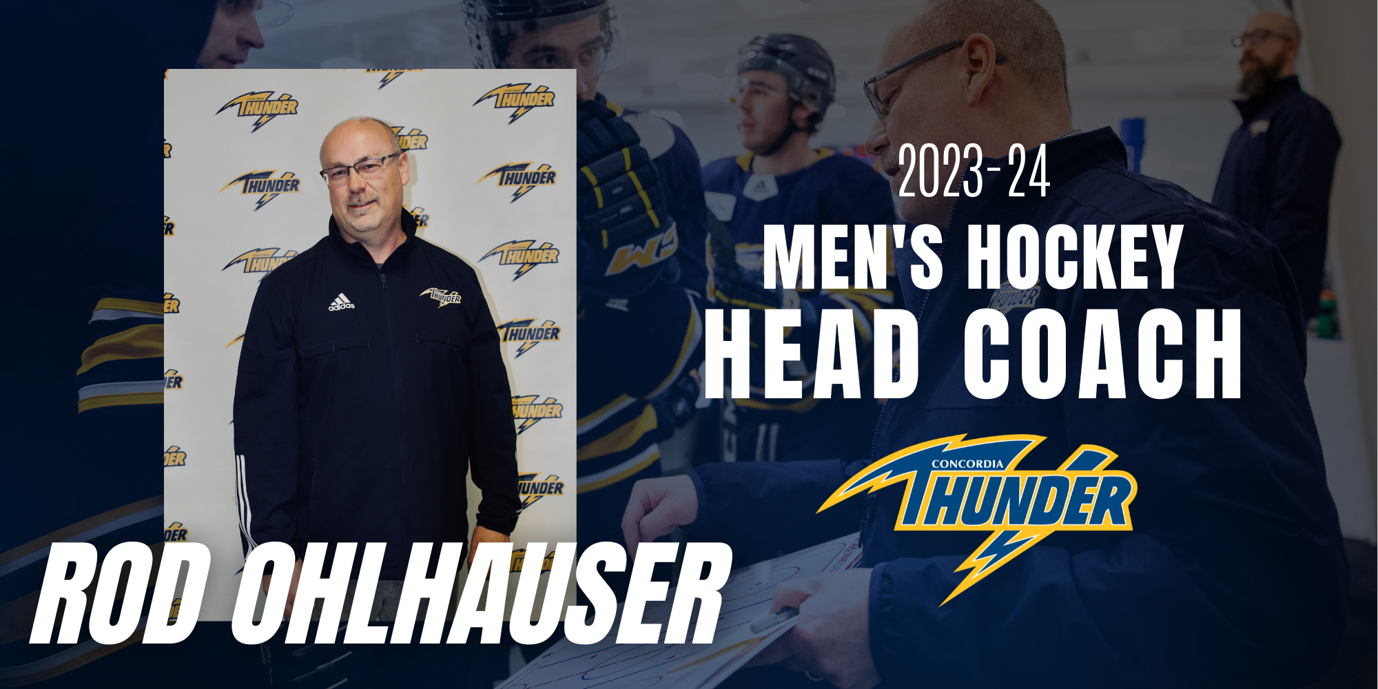 Interim Tag Removed, Ohlhauser Named Men's Hockey Head Coach