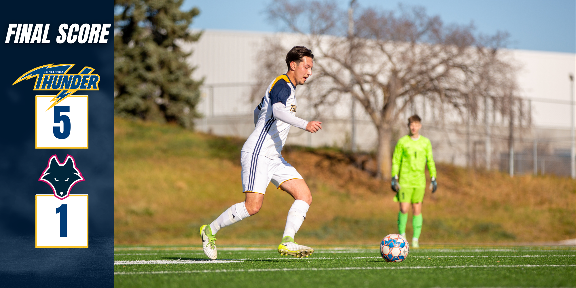 Concordia&rsquo;s Brilliance Shines: Thunder Soccer Team Overpowers NWP Wolves