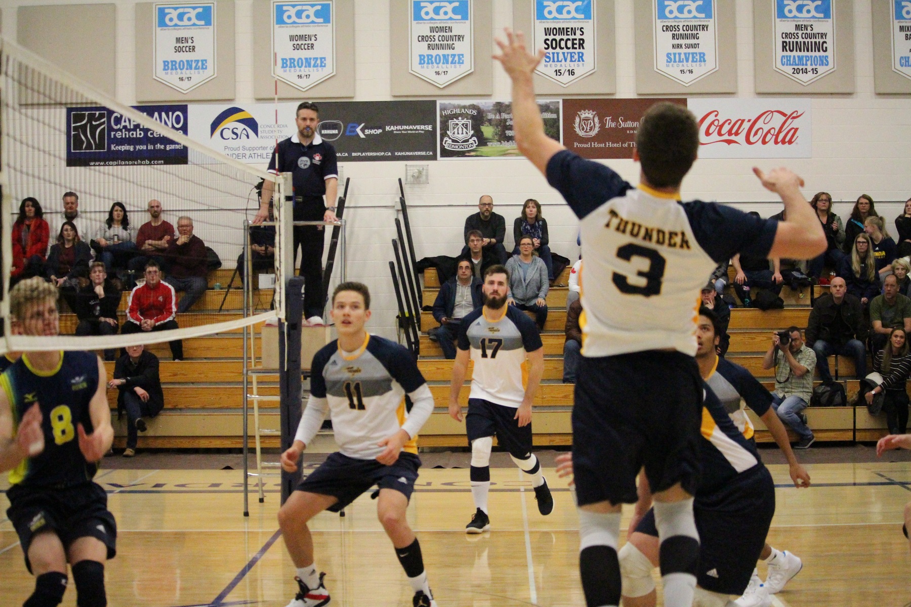 Thunder fall to visiting Ooks in a 4 set game