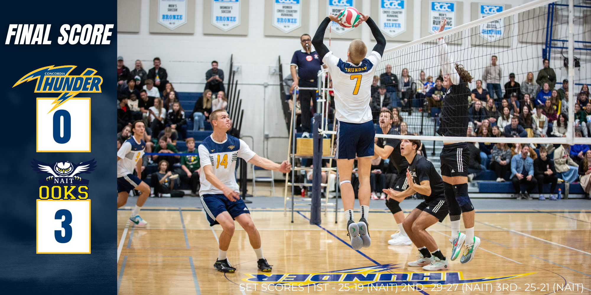 NAIT Ooks Secure Victory in Tight Contest Against Concordia Thunder